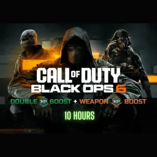 10 HOURS Double XP+10 HOURS Weapon XP/MONSTER ENERGY BLACK OPS 6