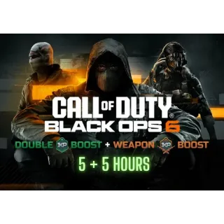 CALL OF DUTY BLACK OPS 6 2XP WEAPON BOOST 5 HOURS