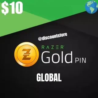 $ 10.00 Razer Gold - GLOBAL