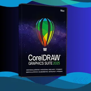 CorelDRAW Graphics Suite 2025 Software - Lifetime Key 1 PC (Mac) 