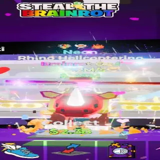 Neon Rhino Helicopterino