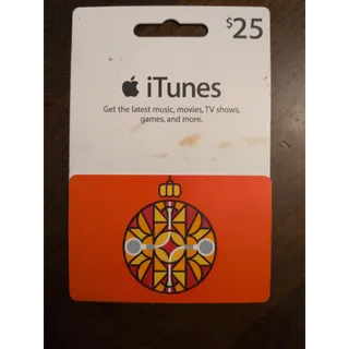 $25.00 USD Apple