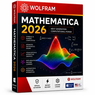 Wolfram Mathematica 2026 Full Desktop Version | perpetual License