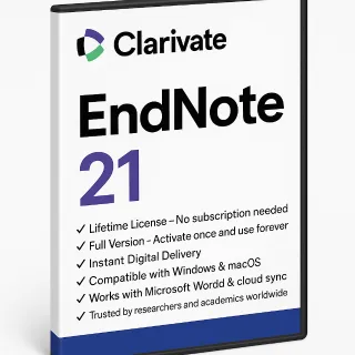 EndNote 21 Lifetime License WINDOWS/MAC