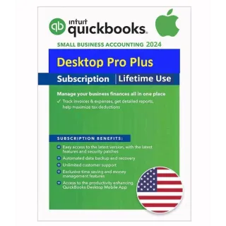 Intuit QuickBooks Desktop Pro PLUS 2024 Lifetime activation