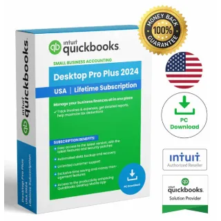 QuickBooks Desktop Pro PLUS 2024 ( Not Subscription) Lifetime activation