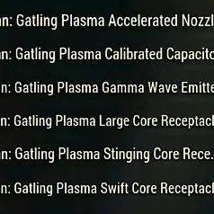 New Gatling Plasma Plans