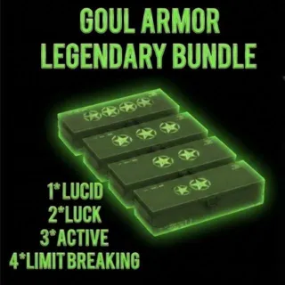 GOUL LEGENDARY ARMOR PACK