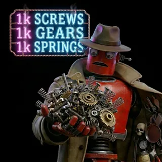 1000x screws Gears springs