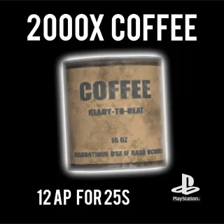 2000X CANNED COFFEE PS4 PS5 FALLOUT 76