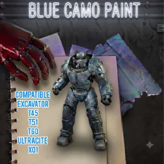 Blue Camo Paint Plan