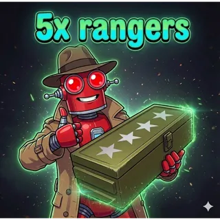 5x Rangers Legendary Mods ⭐️⭐️⭐️⭐️