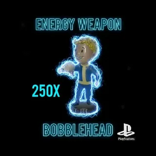 250X ENERGY WEAPON BOBBLEHEAD  PS4 PS5 FALLOUT 76