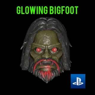 GLOWING BIGFOOT MASK PS4 PS5 FALLOUT 76