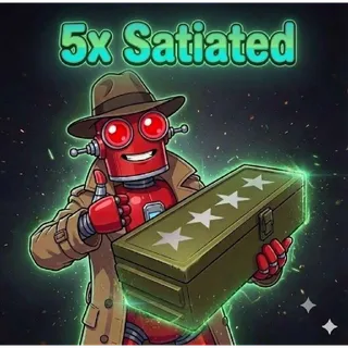 5x Satiated 4★ Legendary Mods