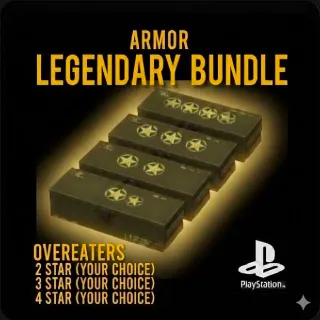 ARMOR LEGENDARY 1 2 3 4 OVEREATERS MOD  PS4 PS5 FALLOUT 76