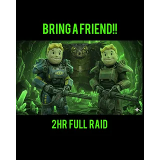 RAID TWO MAN 2HR GLEAMING DEPTHS FALLOUT 76 PS4 PS5
