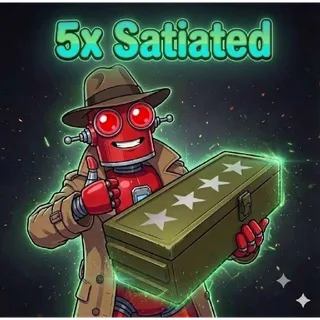 5x Satiated 4★ Legendary Mods