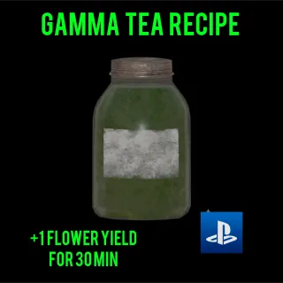 GAMMA TEA RECIPE PS4 PS5 FALLOUT 76