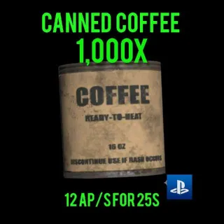 1000X CANNED COFFEE PS4 PS6