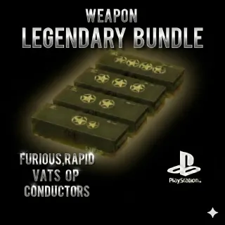 WEAPON LEGENDARY 1 2 3 4 STAR MOD BUNDLE PS4 PS5 FALLOUT 76