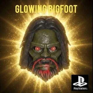 GLOWING BIGFOOT MASK PS4 PS5 FALLOUT 76
