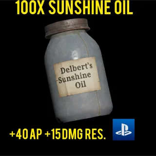 100X DELBERT'S SUNSHINE  OIL PS4 PS5
