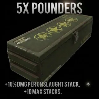 POUNDERS MOD 4 STAR FALLOUT 76 PS4 PS5