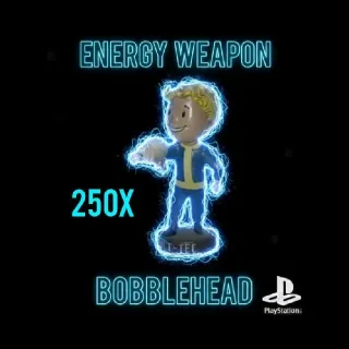 250X ENERGY WEAPON BOBBLEHEAD  PS4 PS5 FALLOUT 76