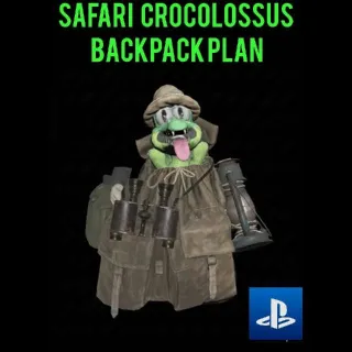 Safari Crocolossus Backpack Plan ps4 ps5