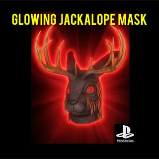 GLOWING JACKALOPE MASK PS4 PS5