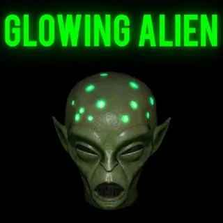 Glowing Alien Fasnacht MASK PS4 PS5