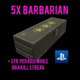 5X BARBARIAN PS4 PS5 FALLOUT 76