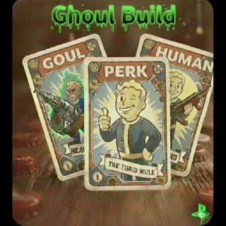 HIGH DAMAGE GOUL HEAVY GUN BUILD PERK CARDS