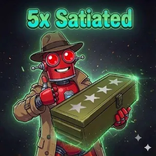5x Satiated 4★ Legendary Mods