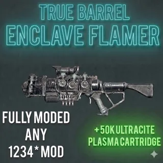 Enclave Plasma True Flamer Rifle + Ammo