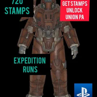 720 STAMPS UNION POWER ARMOR EXPEDITION RUNS PS4 PS5