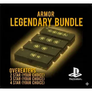 ARMOR LEGENDARY 1 2 3 4 OVEREATERS MOD  PS4 PS5 FALLOUT 76