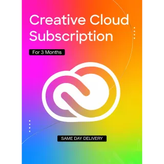 Adobe Creative Cloud 3 months Key 🌎 - ⚡FAST DELIVERY