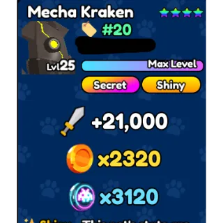[Pet Catchers] - Shiny Mecha Kraken