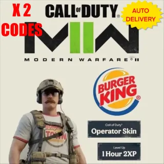 COD MW II - Burger King Operator 