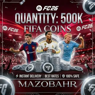 🎮 FC 26 Coins – 500K Fast Delivery | Safe Comfort Trade