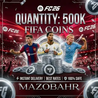 🎮 FC 26 Coins – 500K Fast Delivery | Safe Comfort Trade