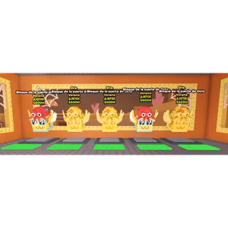 5x Octo Lucky Block