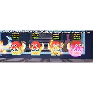 5x Octo Lucky Block