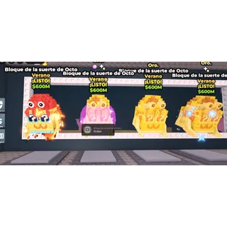 5x Octo Lucky Block