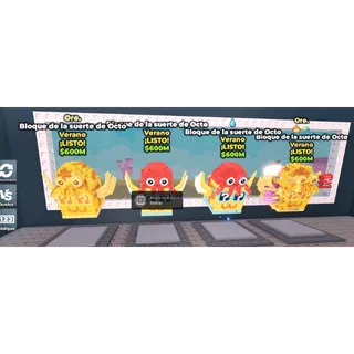 5x Octo Lucky Block