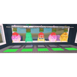  5x Octo Lucky Block