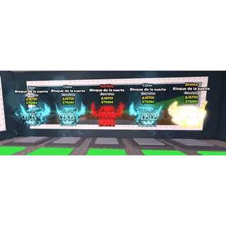 Lucky block secret x5 Trait CYBER x3 CURSED x1 DIVINEx1