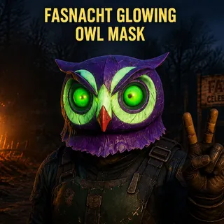 glowing owl mask